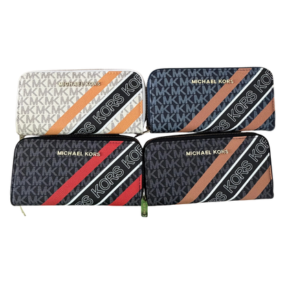 Lote 12 Carteras Mod. MK Rayas
