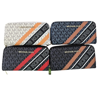 Lote 12 Carteras Mod. MK Rayas
