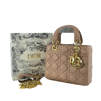 Bolso Importado D i o r  Moda Beige