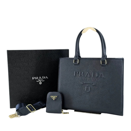 Set Bolso Importado Dama Prada + Monedero