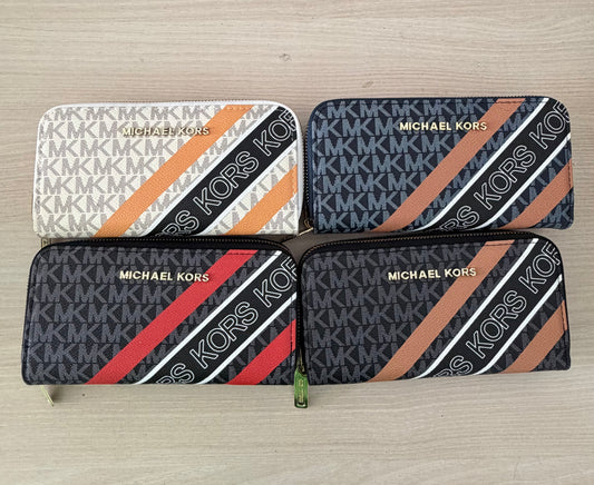 Lote 12 Carteras Mod. MK Rayas