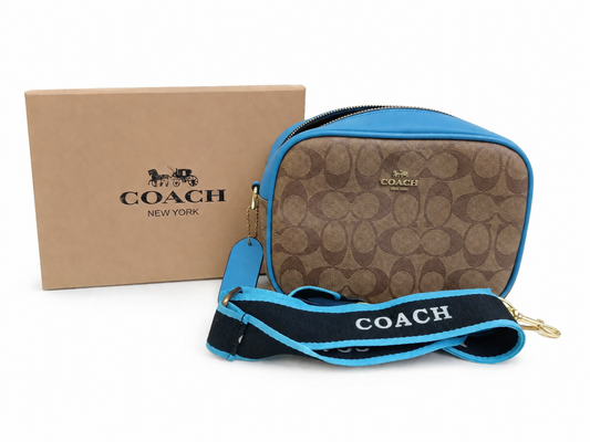 Bandolera Coach Azul
